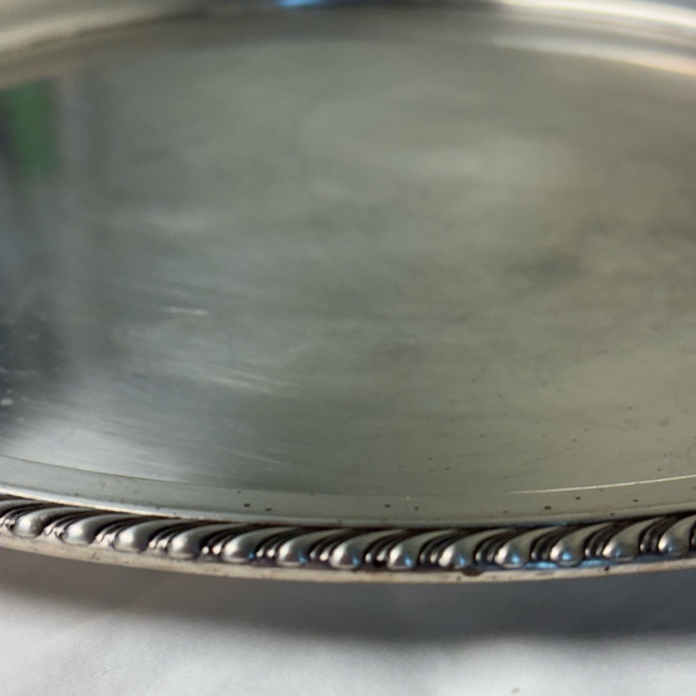 Gorham sterling Silver Round Serving Tray 12” - Picture 2 of 6